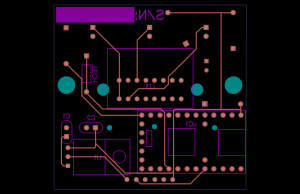 Back side of the v3.0 board. 